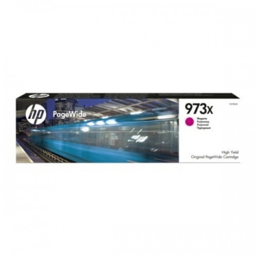 HP 973X riittoisa, magenta, alkuperäinen PageWide -kasetti hinta ja tiedot | Mustekasetit | hobbyhall.fi