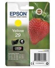 EPSON Singlepack Yellow 29 Claria Home hinta ja tiedot | Mustekasetit | hobbyhall.fi