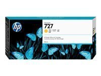 HP 727 300-ml Ink Cartridge Yellow hinta ja tiedot | Mustekasetit | hobbyhall.fi