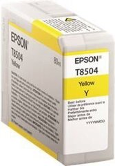 Epson T8504 Ink Cartridge, Yellow hinta ja tiedot | Mustekasetit | hobbyhall.fi