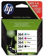 HP 364 CMYK ink cartridge combo 4-Pack hinta ja tiedot | Mustekasetit | hobbyhall.fi
