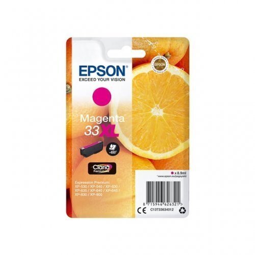 Epson 33XL Ink Cartridge, Magenta hinta ja tiedot | Mustekasetit | hobbyhall.fi