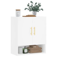 vidaXL Seinäkaappi valkoinen 60x31x70 cm tekninen puu hinta ja tiedot | Olohuoneen kaapit ja lipastot | hobbyhall.fi