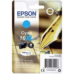 Epson 16 XL Ink cartridge, Cyan hinta ja tiedot | Mustekasetit | hobbyhall.fi