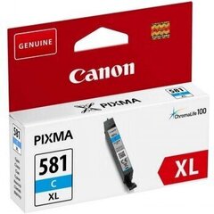 CANON INK CLI-581XL CYAN BLISTER SEC hinta ja tiedot | Mustekasetit | hobbyhall.fi