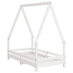 vidaXL Lasten sängynrunko valkoinen 70x140 cm täysi mänty hinta ja tiedot | Lastensängyt | hobbyhall.fi