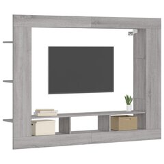 vidaXL TV-taso harmaa Sonoma 152x22x113 cm tekninen puu hinta ja tiedot | TV-tasot | hobbyhall.fi