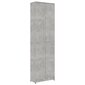 vidaXL Eteisen vaatekaappi betoninharmaa 55x25x189 cm lastulevy hinta ja tiedot | Kaapit | hobbyhall.fi