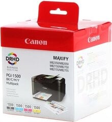 CANON INK PGI 1500 BK C M Y MULTI hinta ja tiedot | Canon Tietokoneet ja pelaaminen | hobbyhall.fi