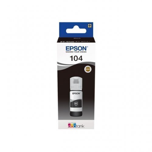 EPSON 104 EcoTank Black ink bottle (WE) hinta ja tiedot | Mustekasetit | hobbyhall.fi