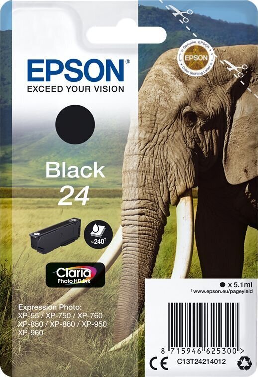 Epson C13T24214022 hinta ja tiedot | Mustekasetit | hobbyhall.fi