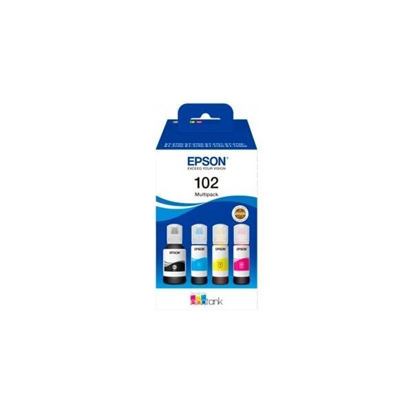 EPSON 102 EcoTank 4-colour Multipack hinta ja tiedot | Mustekasetit | hobbyhall.fi