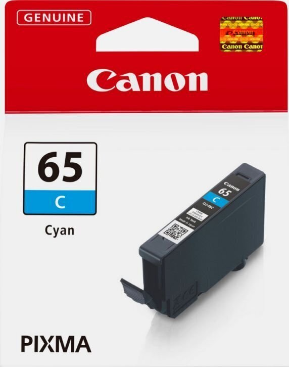 Canon Original mustekasetti ink cli-65 c, cyan, 12,6 ml hinta ja tiedot | Mustekasetit | hobbyhall.fi