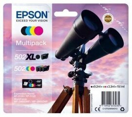 EPSON Multipack 4-colours 502 XL Black/S hinta ja tiedot | Mustekasetit | hobbyhall.fi
