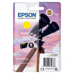 EPSON Singlepack Yellow 502 Ink hinta ja tiedot | Mustekasetit | hobbyhall.fi