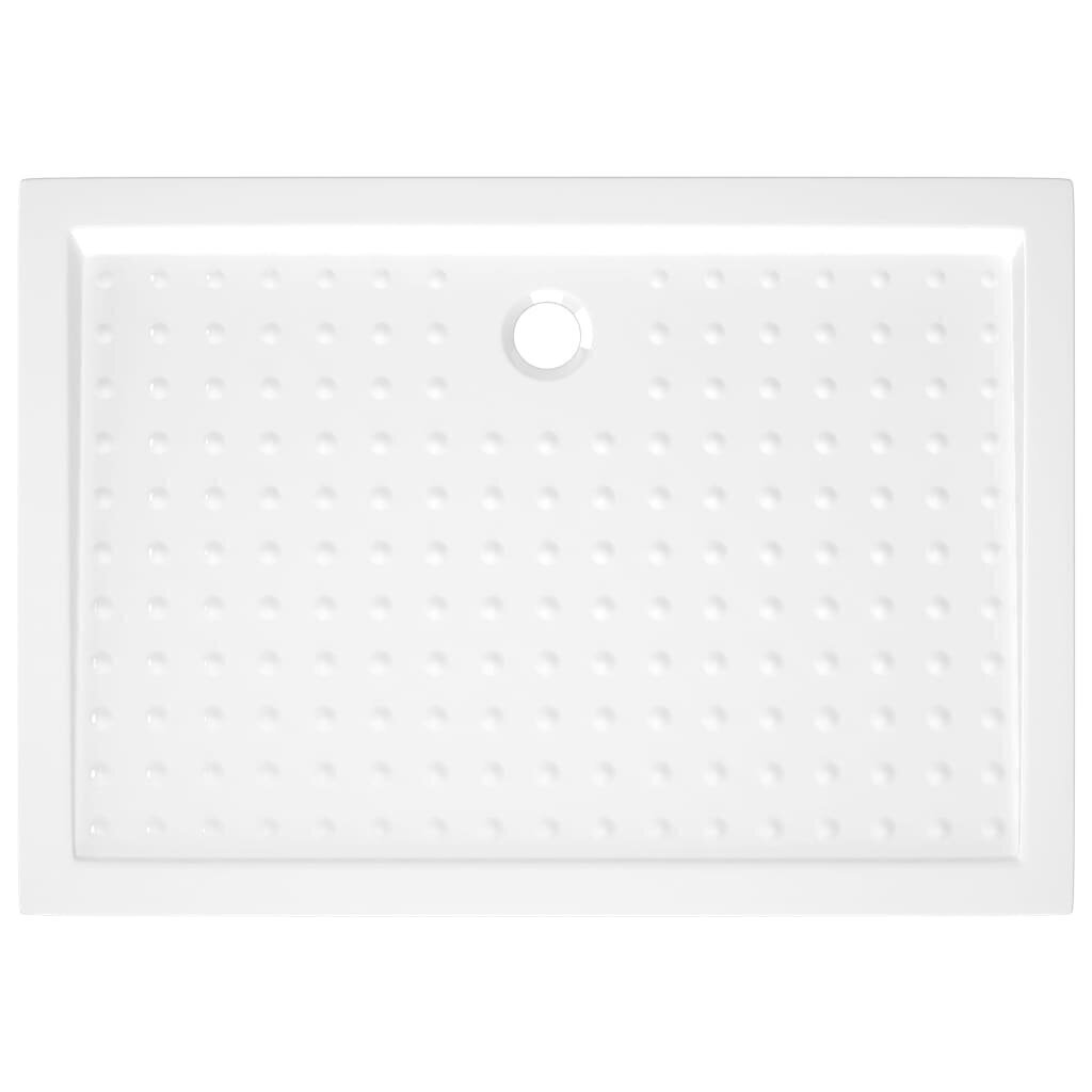 vidaXL Suihkualusta valkoinen 70x100x4 cm ABS hinta ja tiedot | Suihkualtaat | hobbyhall.fi