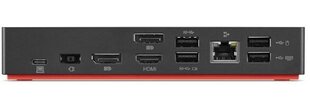 Lenovo ThinkPad USB-C Dock Gen 2, max 3 hinta ja tiedot | Kannettavien tietokoneiden lisätarvikkeet | hobbyhall.fi