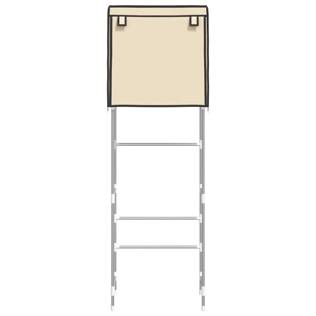 vidaXL 2-kerroksinen säilytyshylly WC-pytyn ylle kerma 56x30x170 cm hinta ja tiedot | Kylpyhuoneen sisustus | hobbyhall.fi