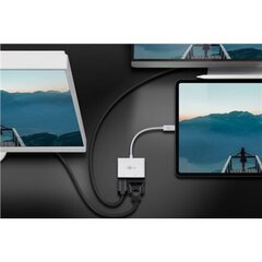 Goobay USB-C Multiport Adapter VGA+DP+HD hinta ja tiedot | Kannettavien tietokoneiden lisätarvikkeet | hobbyhall.fi