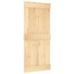 Liukuovi laitteistosarjalla, 90x210cm, massiivimäntyä hinta ja tiedot | Sisäovet | hobbyhall.fi