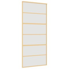 Liukuovi kultainen 90x205cm lasi ja alumiini 155164 hinta ja tiedot | Sisäovet | hobbyhall.fi