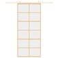 Liukuovi kultainen 90x205cm lasi ja alumiini 155167 hinta ja tiedot | Sisäovet | hobbyhall.fi