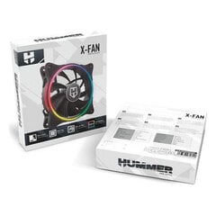 Fan NOX Gaming X-FAN Ø 12 cm 1100 rpm LED ARGB hinta ja tiedot | Tietokoneen tuulettimet | hobbyhall.fi