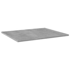 vidaXL Kirjahyllytasot 4 kpl betoninharmaa 60x50x1,5 cm lastulevy hinta ja tiedot | Hyllyt | hobbyhall.fi