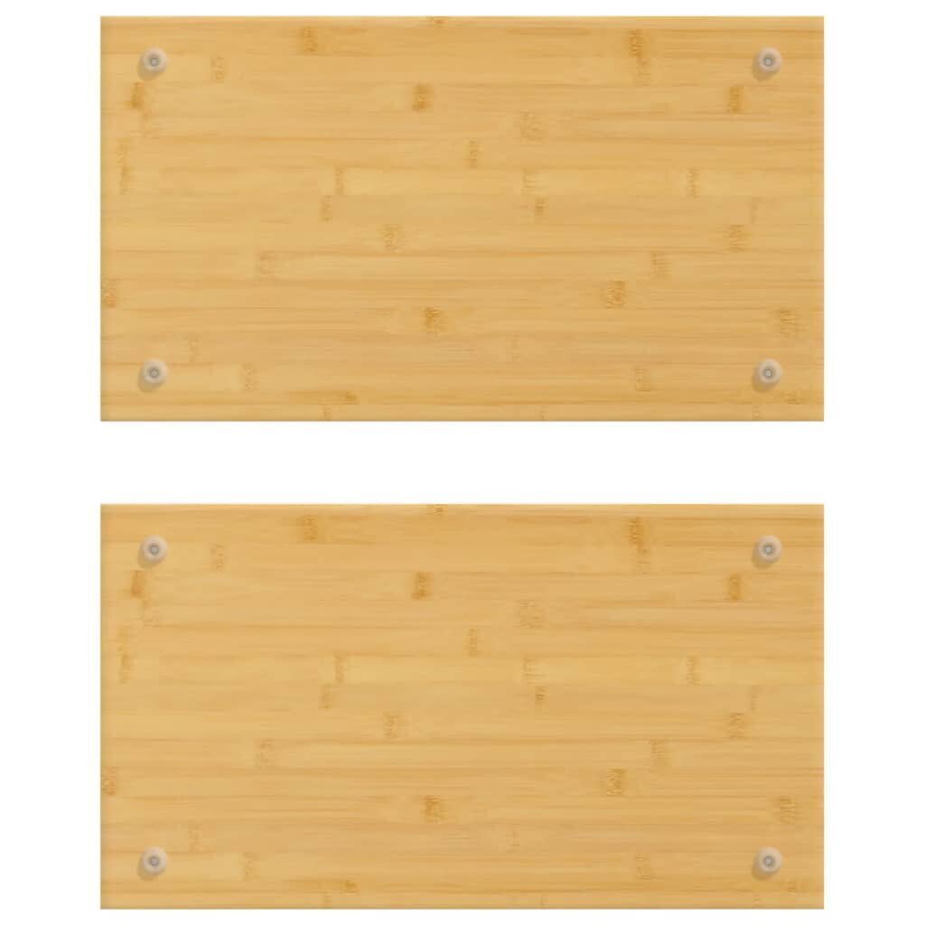 vidaXL Liesisuojat 2 kpl 50x28x1,5 cm bambu hinta ja tiedot | Keittiövälineet | hobbyhall.fi