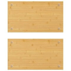 vidaXL Liesisuojat 2 kpl 50x28x1,5 cm bambu hinta ja tiedot | Keittiövälineet | hobbyhall.fi