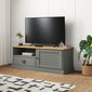 vidaXL TV-taso VIGO harmaa 106x40x40 cm täysi mänty hinta ja tiedot | TV-tasot | hobbyhall.fi