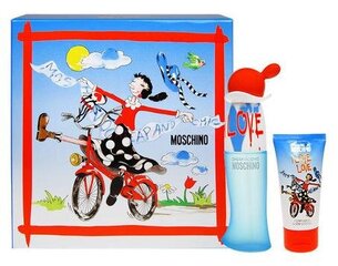 Moschino Cheap &amp; Chic I Love Love setti: EDT naisille 30 ml + vartalovoide 50 ml hinta ja tiedot | Moschino Hajuvedet ja kosmetiikka | hobbyhall.fi