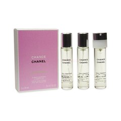 Hajuvesi Chanel Chance Eau Fraiche EDT naisille 3 x 20 ml hinta ja tiedot | Chanel Hajuvedet ja tuoksut | hobbyhall.fi