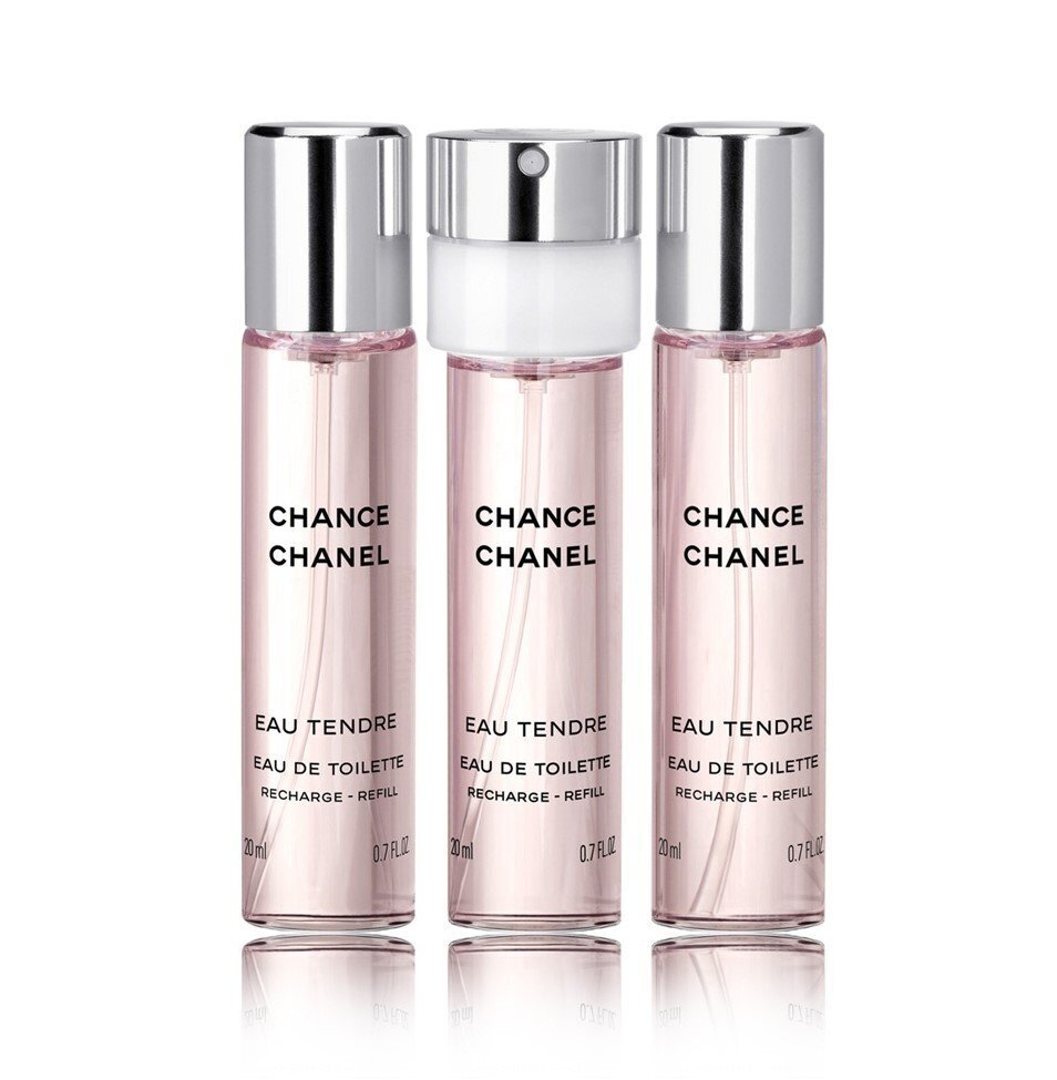 Hajuvesi Chanel Chance Eau Tendre EDT naisille 3 x 20 ml hinta ja tiedot | Naisten hajuvedet | hobbyhall.fi