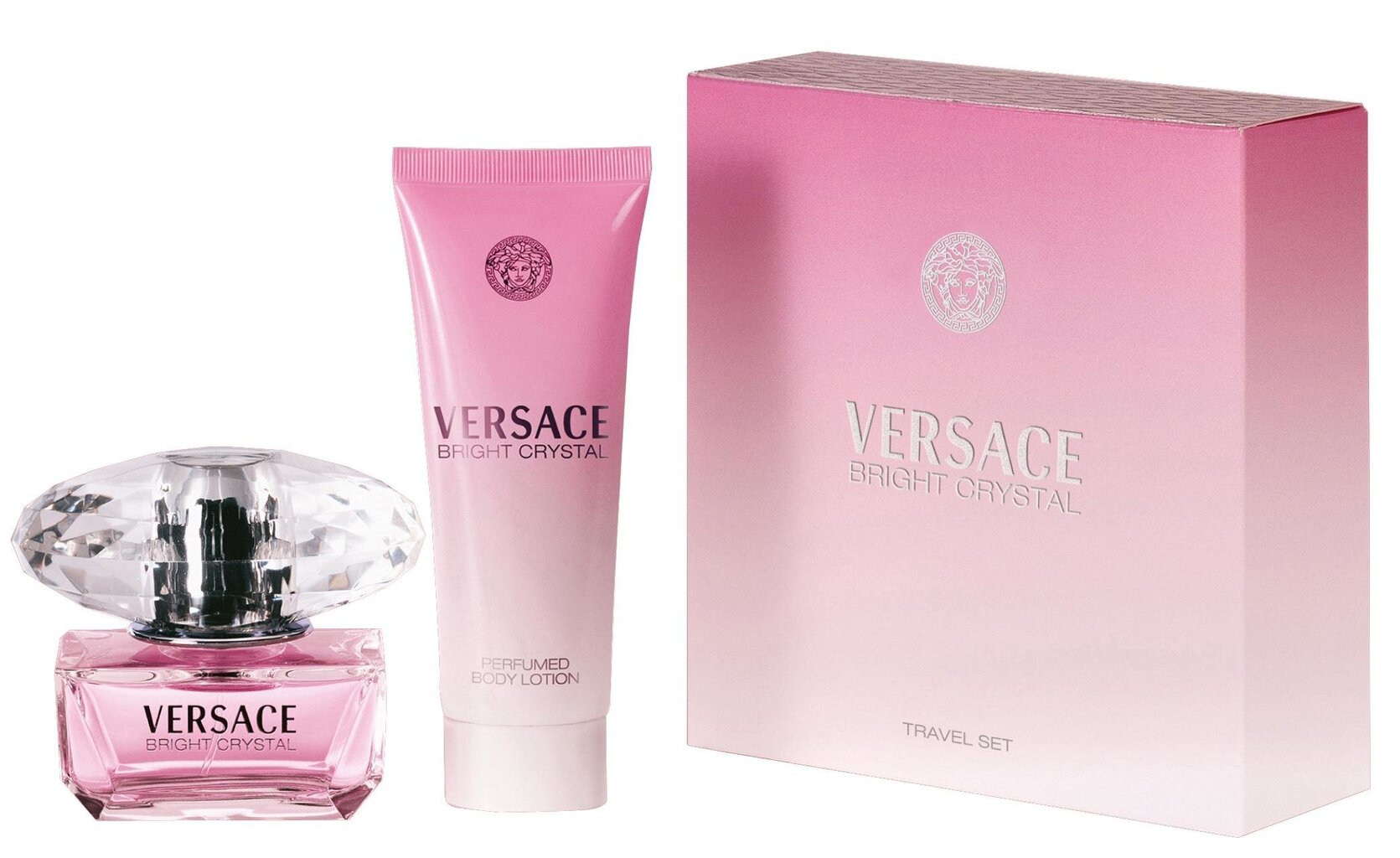 Versace Bright Crystal EDT lahjapakkaus naiselle 50 ml hinta ja tiedot | Naisten hajuvedet | hobbyhall.fi