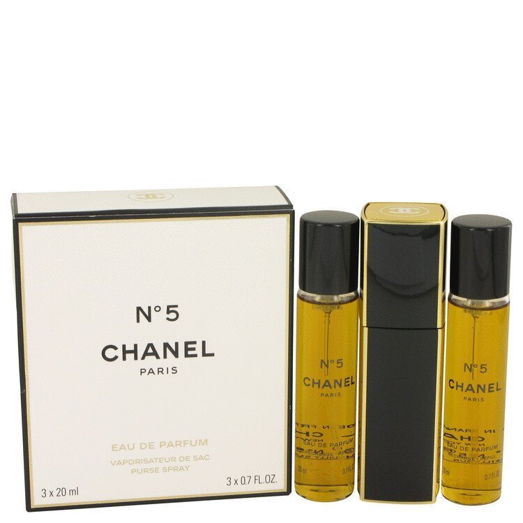 Chanel No.5 Twist and Spray EDP naiselle 3 x 20 ml hinta ja tiedot | Naisten hajuvedet | hobbyhall.fi