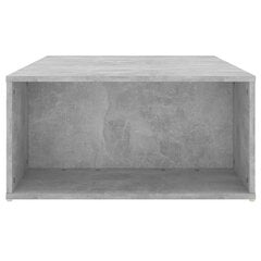 vidaXL Sohvapöytä betoninharmaa 90x67x33 cm lastulevy hinta ja tiedot | Sohvapöydät | hobbyhall.fi