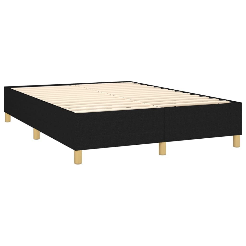 Sänky, 140x200 cm, musta hinta ja tiedot | Sängyt | hobbyhall.fi