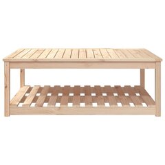 vidaXL Puutarhapöytä 121,5x82,5x45 cm täysi mänty hinta ja tiedot | Puutarhapöydät | hobbyhall.fi