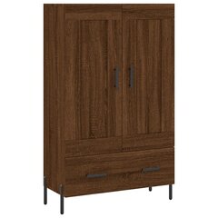 vidaXL Kaappi ruskea tammi 69,5x31x115 cm tekninen puu hinta ja tiedot | Lipastot | hobbyhall.fi