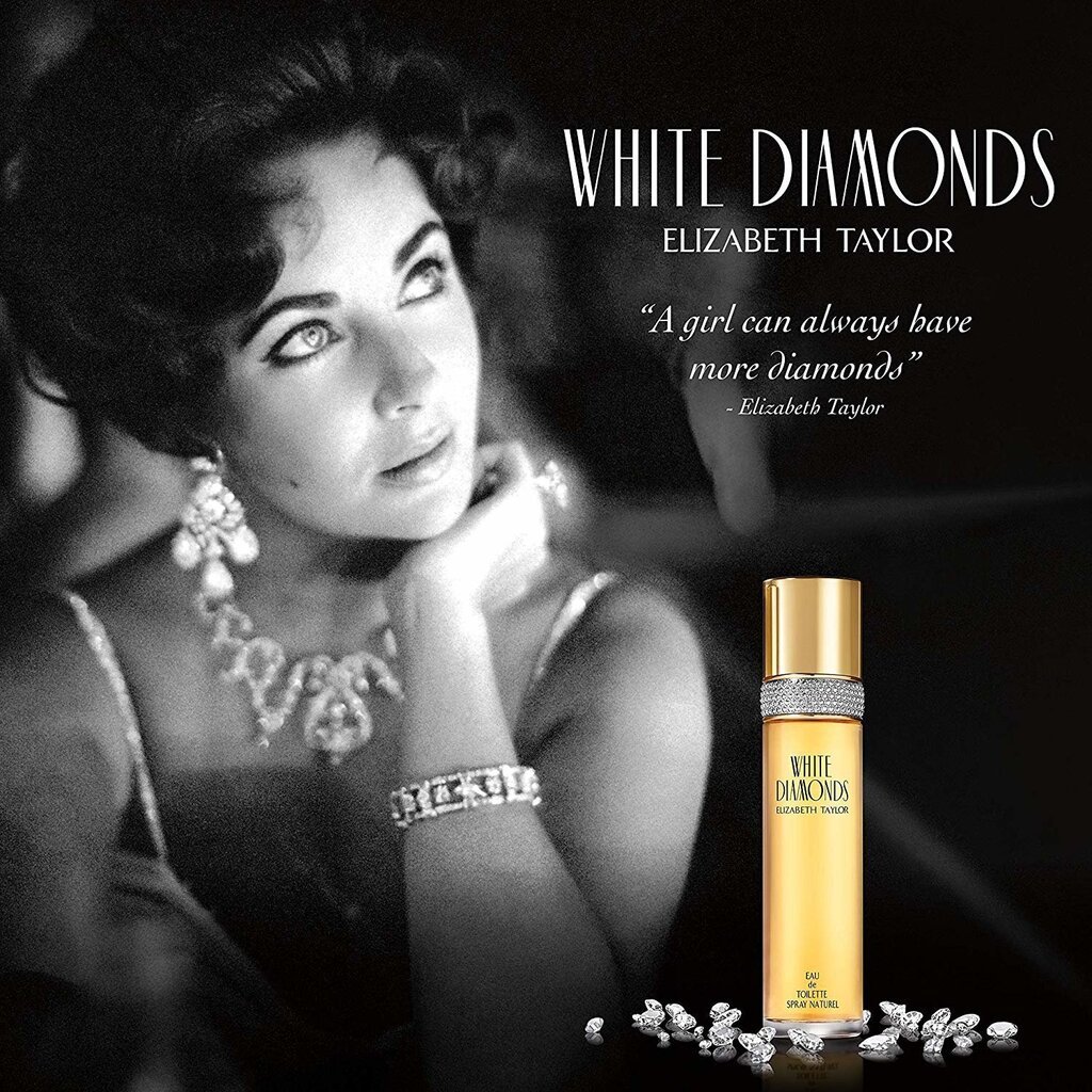 Elizabeth Taylor White Diamonds EDT naiselle 50 ml hinta ja tiedot | Naisten hajuvedet | hobbyhall.fi
