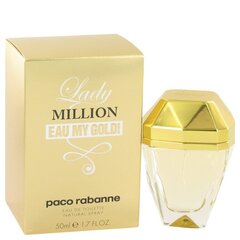 Paco Rabanne Lady Million Eau My Gold! EDT naiselle 50 ml hinta ja tiedot | Naisten hajuvedet | hobbyhall.fi