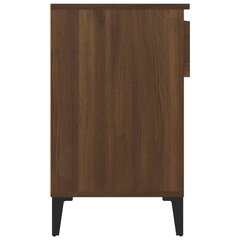 vidaXL Kenkäkaappi ruskea tammi 102x36x60 cm tekninen puu hinta ja tiedot | Kenkäkaapit ja -hyllyt | hobbyhall.fi