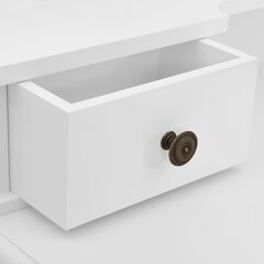 Kylpypöytäsarja 80x69x141 cm valkoinen hinta ja tiedot | Peilipöydät | hobbyhall.fi
