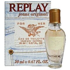 Replay Jeans Original! For Her EDT naiselle 20 ml hinta ja tiedot | Naisten hajuvedet | hobbyhall.fi