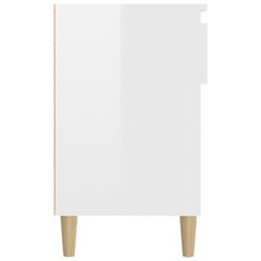 vidaXL Kenkäkaappi korkeakiilto valkoinen 102x36x60 cm tekninen puu hinta ja tiedot | Kenkäkaapit ja -hyllyt | hobbyhall.fi