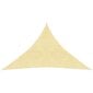 vidaXL aurinkovarjo, beige, 5x5x6m, HDPE, 160g/m² hinta ja tiedot | Aurinkovarjot ja markiisit | hobbyhall.fi