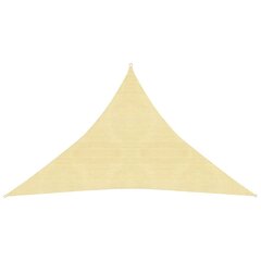 vidaXL aurinkovarjo, beige, 5x5x6m, HDPE, 160g/m² hinta ja tiedot | Aurinkovarjot ja markiisit | hobbyhall.fi