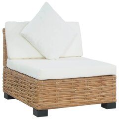 Kädetön sohva tyynyillä, ruskea hinta ja tiedot | Puutarhatuolit | hobbyhall.fi