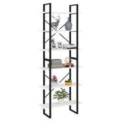 vidaXL Korkea kaappi valkoinen 80x30x210 cm täysi mänty hinta ja tiedot | Hyllyt | hobbyhall.fi